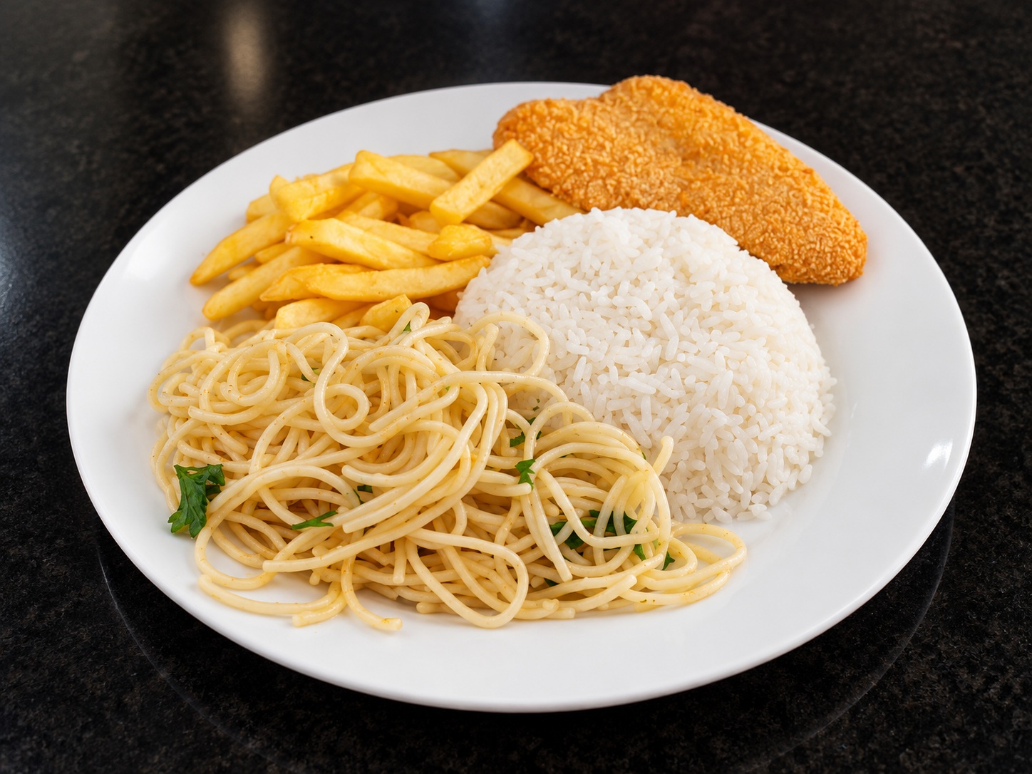 Prato de comida do Família Nishimura